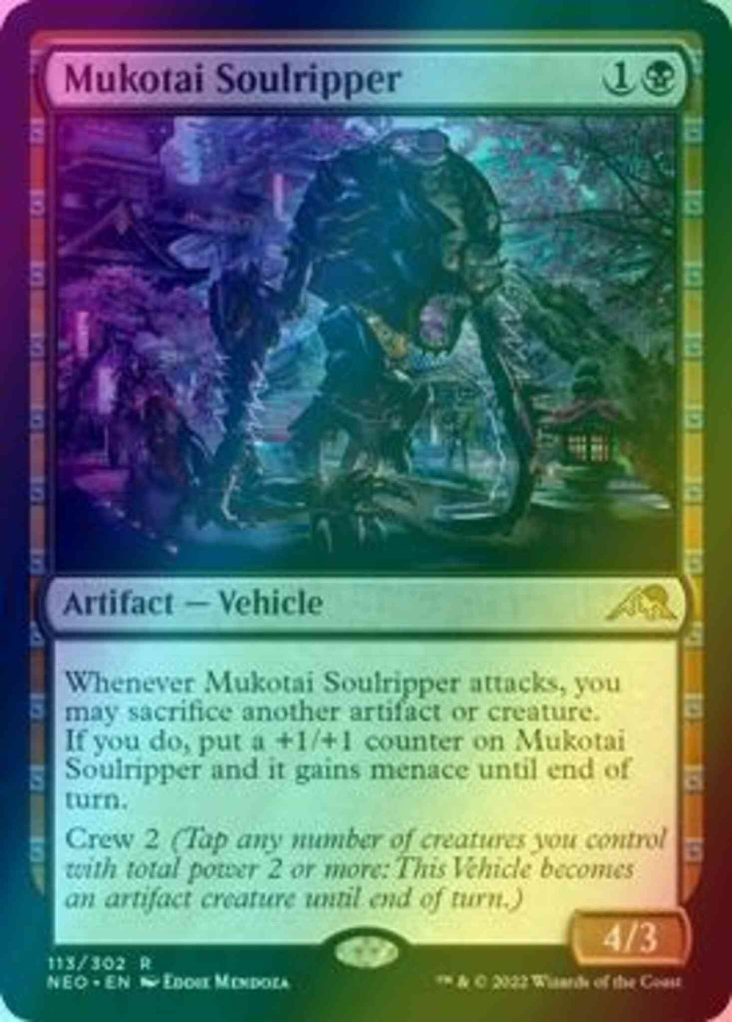 Mukotai Soulripper [113] [Kamigawa: Neon Dynasty] [Foil]