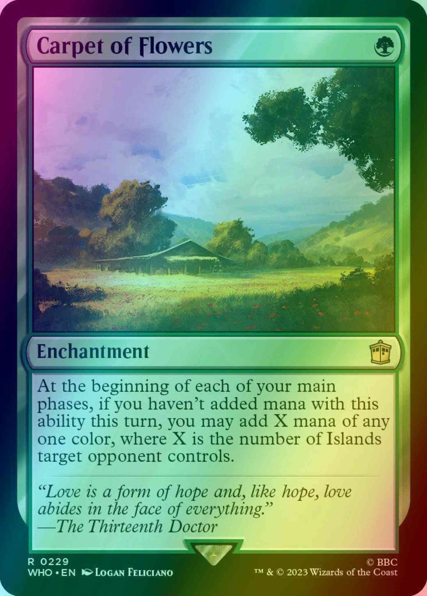 Carpet of Flowers [229] [Universes Beyond: Doctor Who] [Foil]