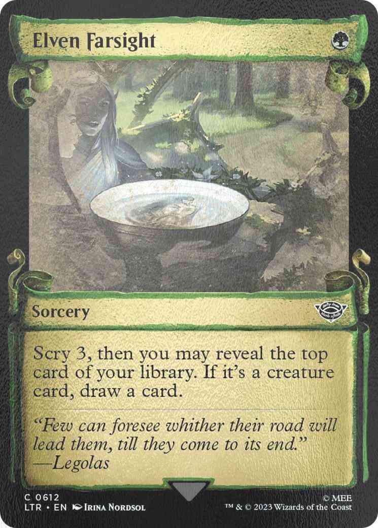 Elven Farsight [612] [Scrolls Showcase] [The Lord of the Rings: Tales of Middle-earth] [Silver Foil]