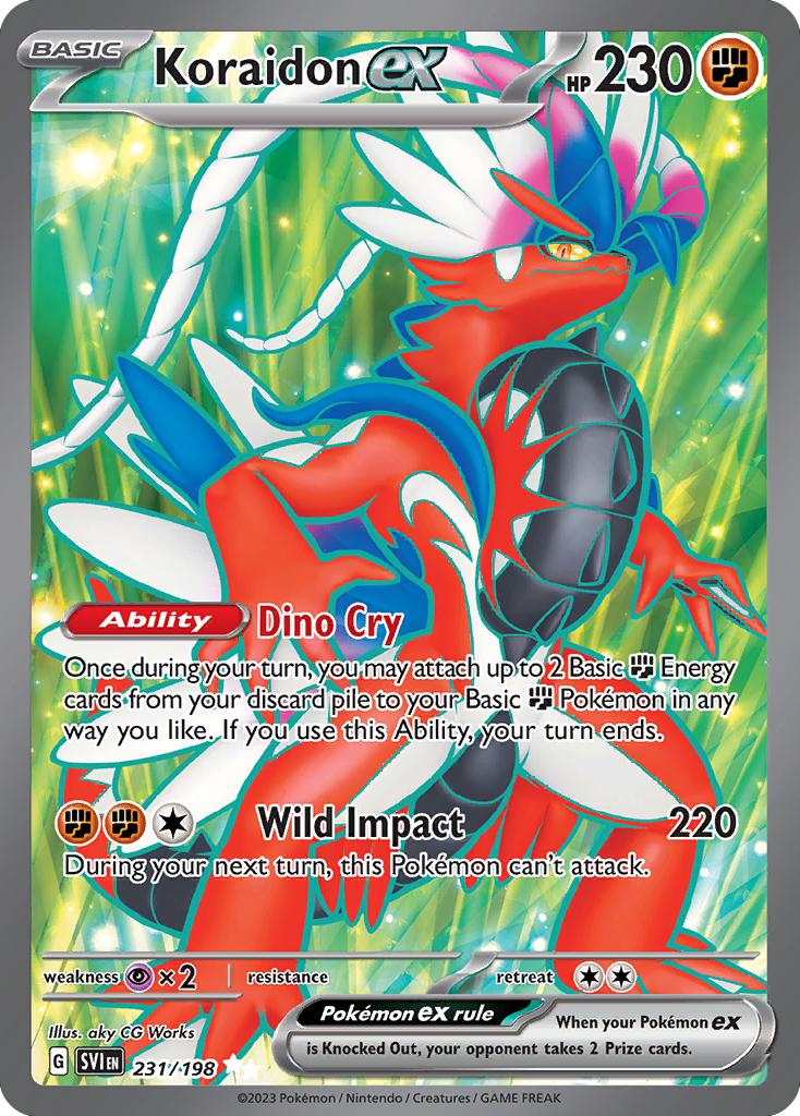 Koraidon ex - 231/198 - Ultra Rare [sv01-231] [Ultra]