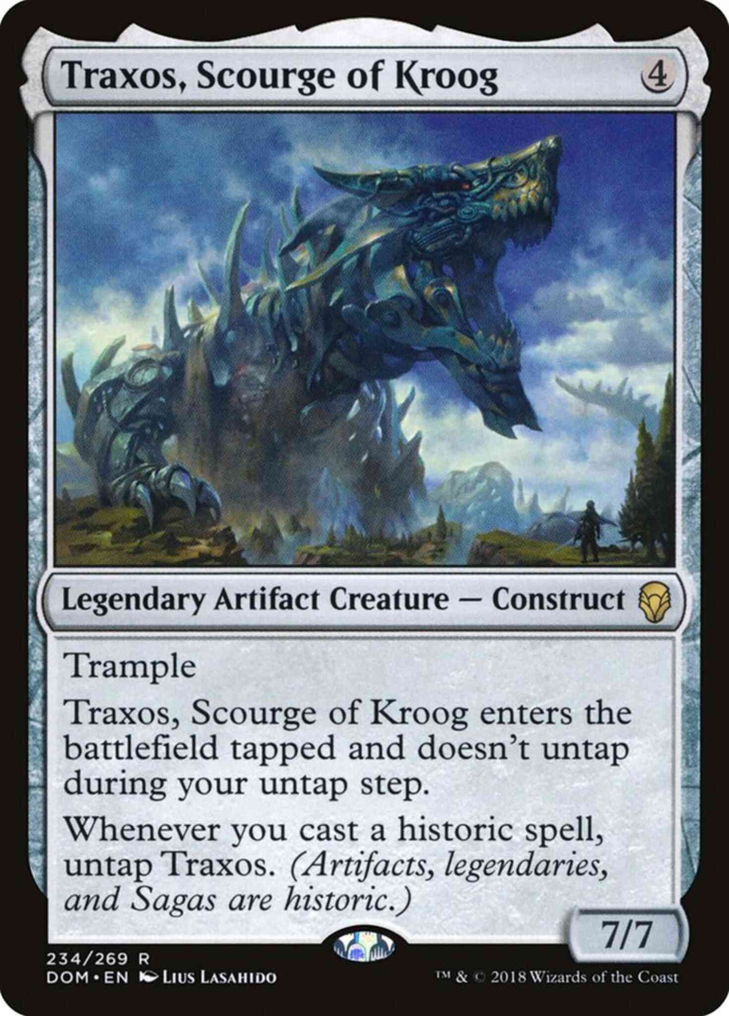 Traxos, Scourge of Kroog [234] [Dominaria] [Non-Foil]