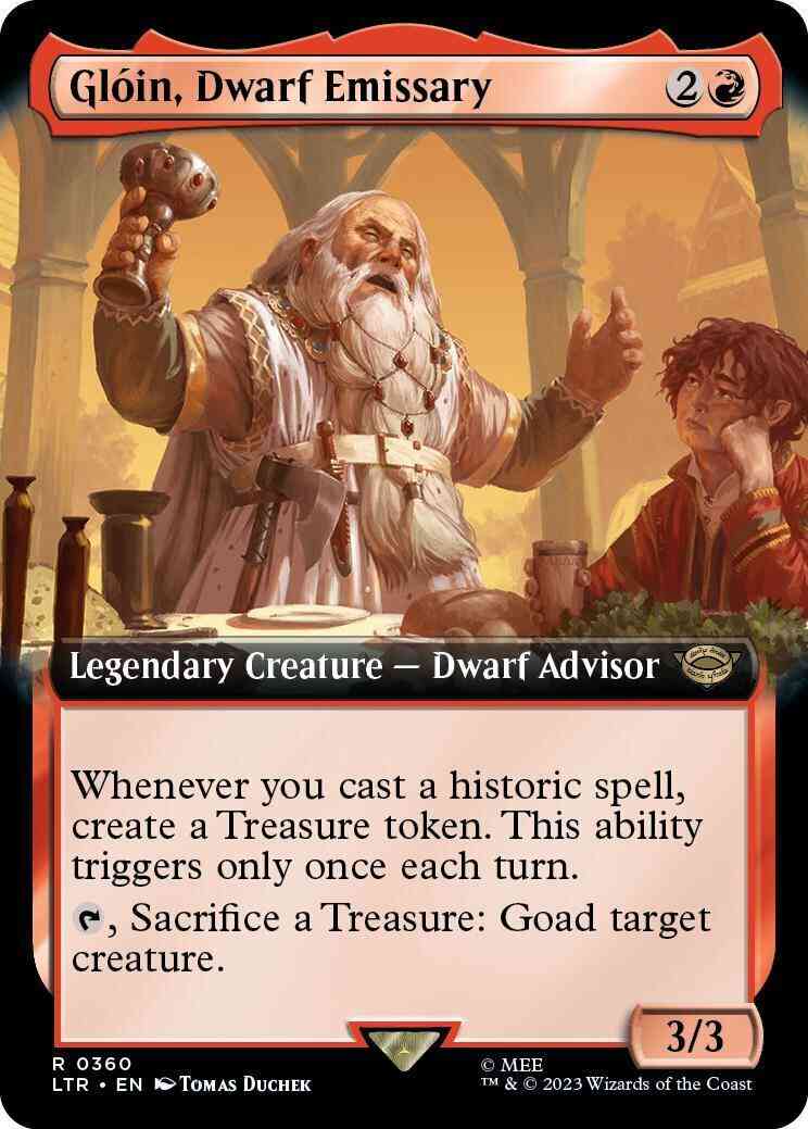 Glóin, Dwarf Emissary [360] [Extended Art] [The Lord of the Rings: Tales of Middle-earth] [Non-Foil]