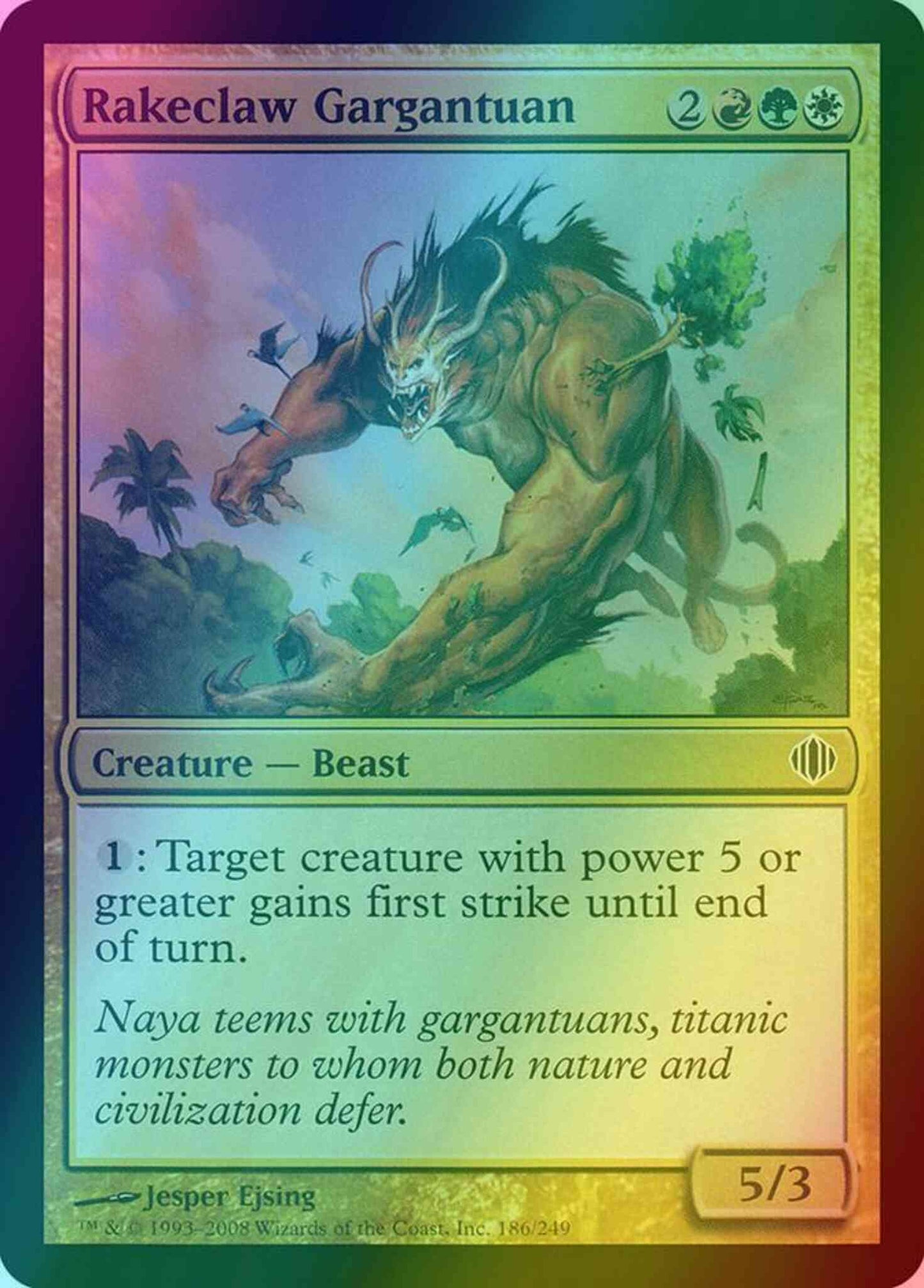 Rakeclaw Gargantuan [186] [Shards Of Alara] [Foil]