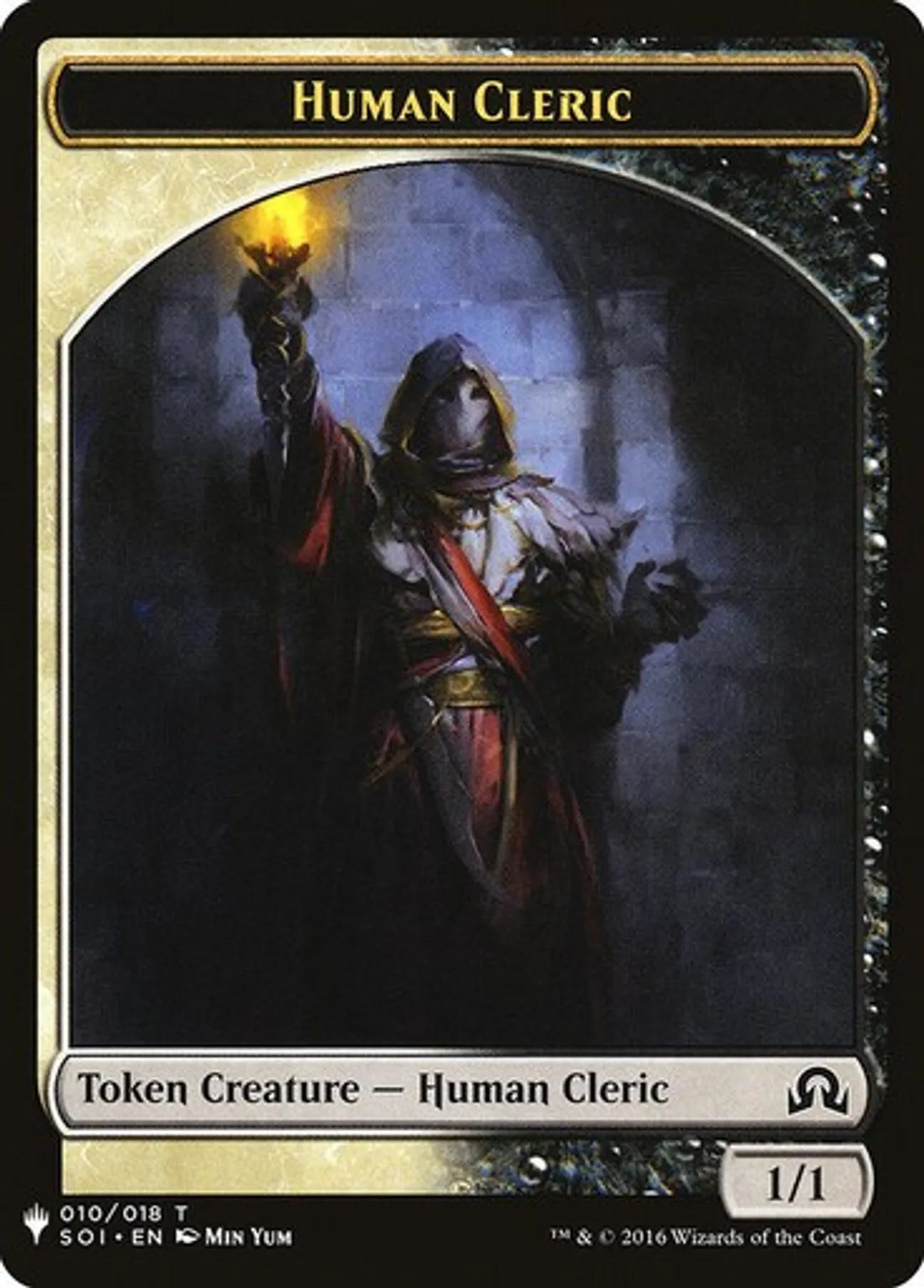 Arlinn, Embraced by the Moon Emblem (18) // Human Cleric Token (10) [TSOI-18] [SOI/SOI Set Symbol] [The List] [Non-Foil]
