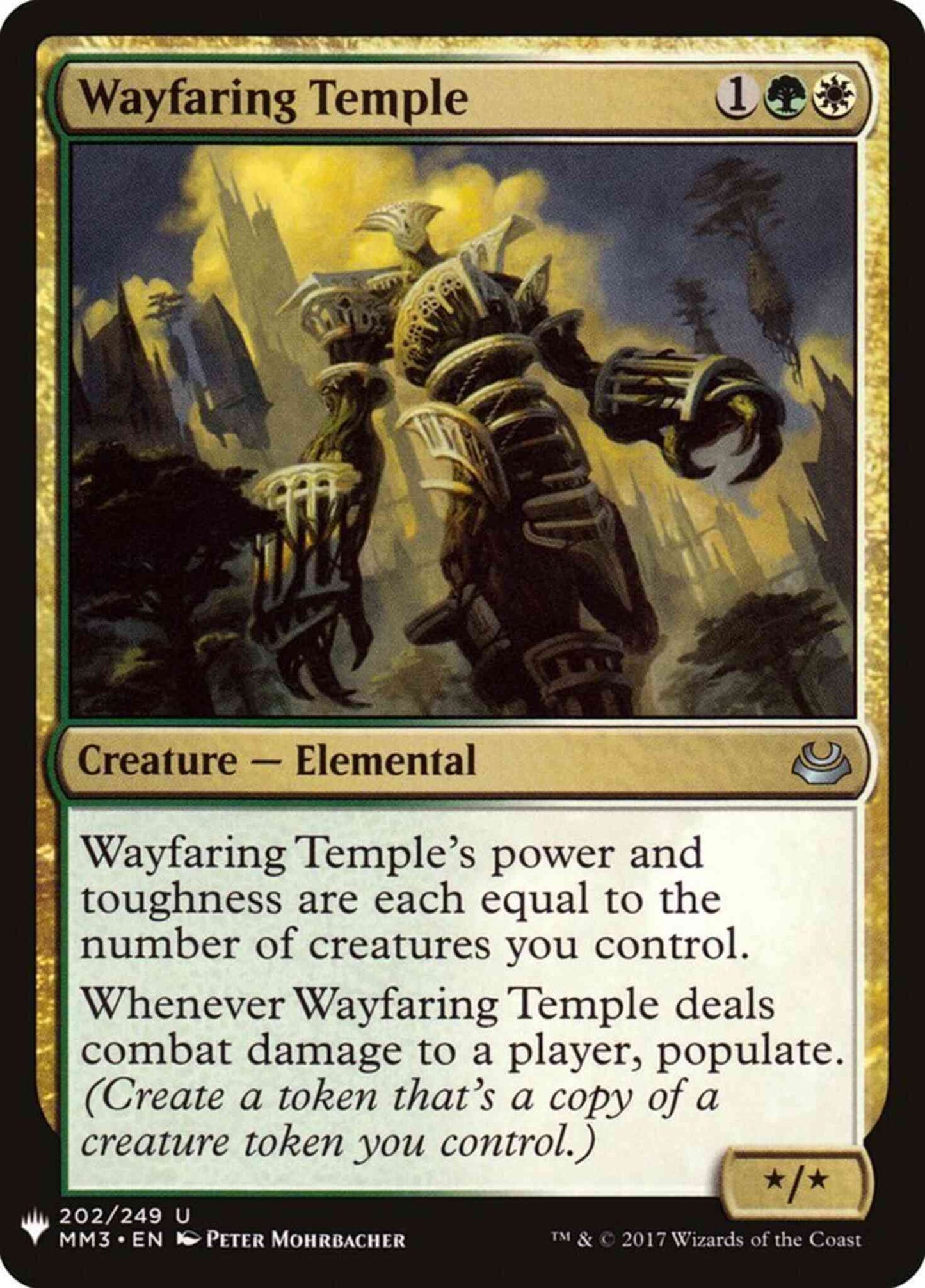 Wayfaring Temple [MM3-202] [The List] [Non-Foil]
