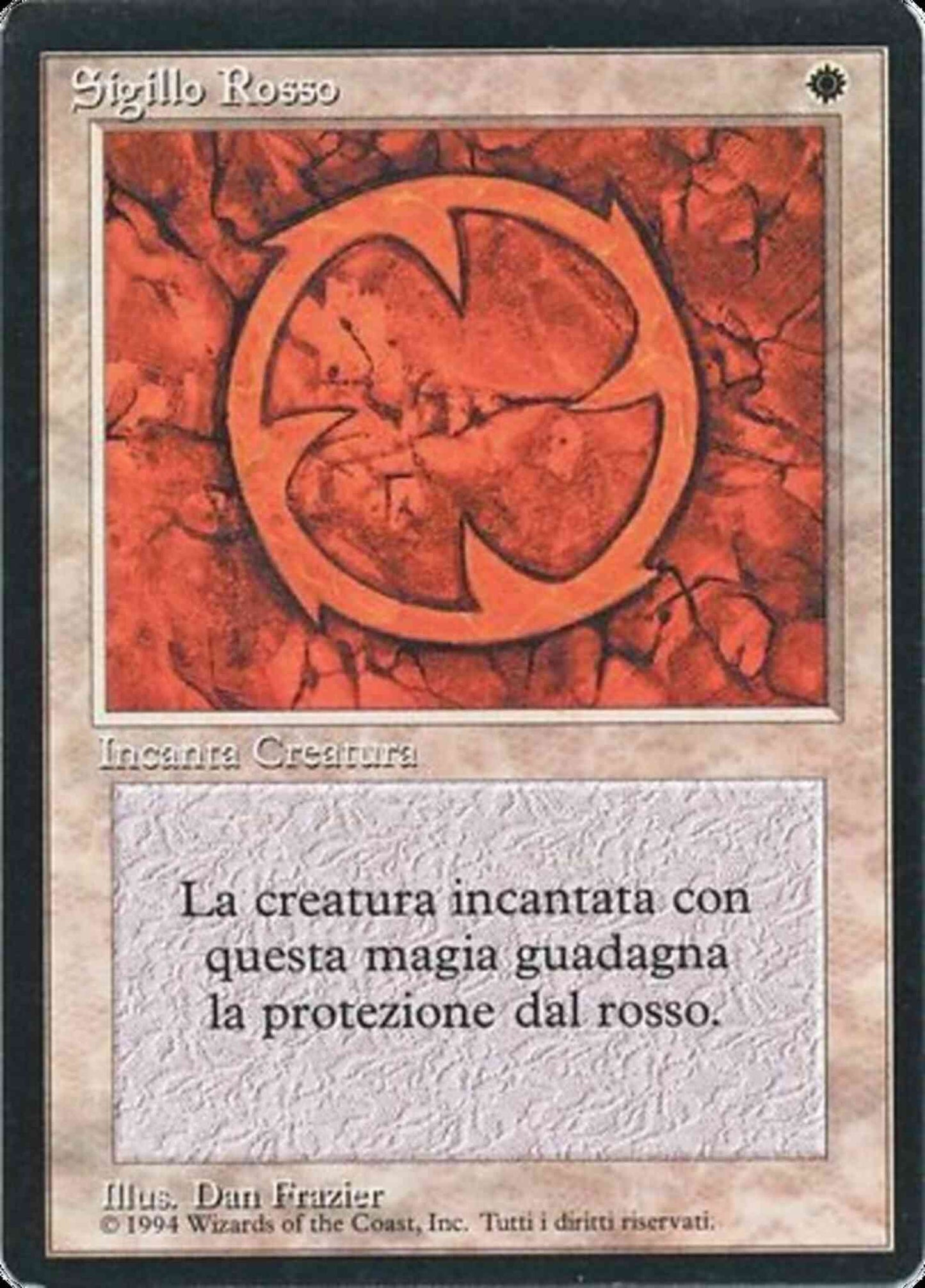 Red Ward - Italian [33] [Foreign Black Border: Italian] [Non-Foil]