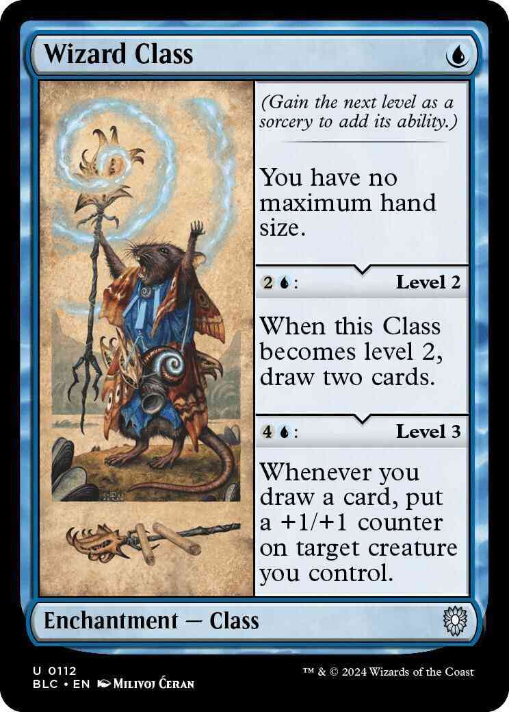 Wizard Class [112] [Bloomburrow: Commander] [Non-Foil]