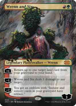 Wrenn and Six [334] [Borderless] [Double Masters 2022] [Non-Foil]