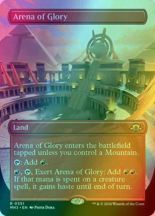 Arena of Glory [351] [Borderless] [Modern Horizons 3] [Foil]