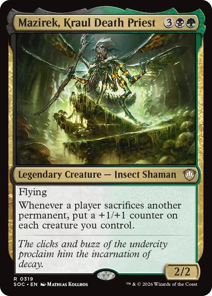 Mazirek, Kraul Death Priest [319] [Secrets of Strixhaven: Commander] [Non-Foil]