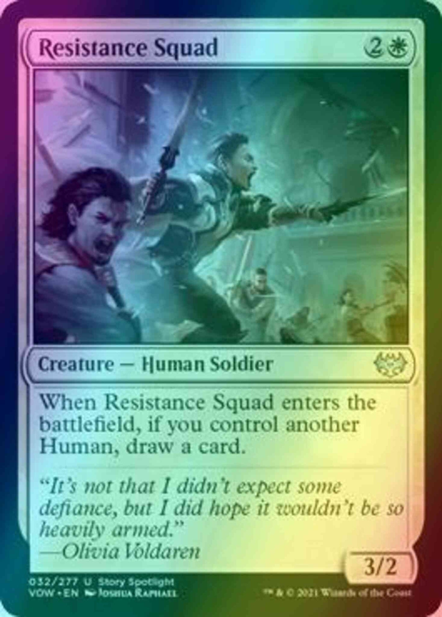 Resistance Squad [32] [Innistrad: Crimson Vow] [Foil]