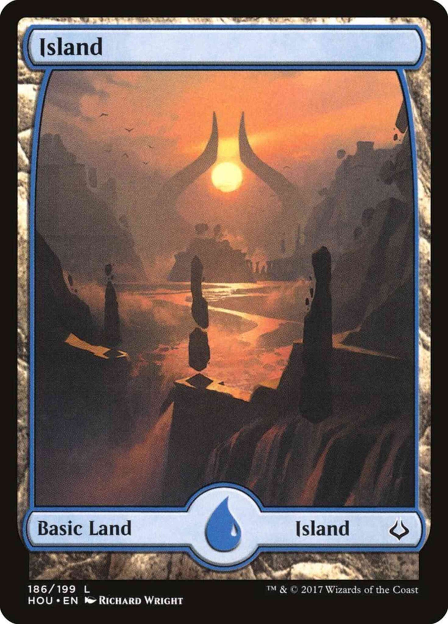 Island [186] [Full Art] [Hour of Devastation] [Non-Foil]