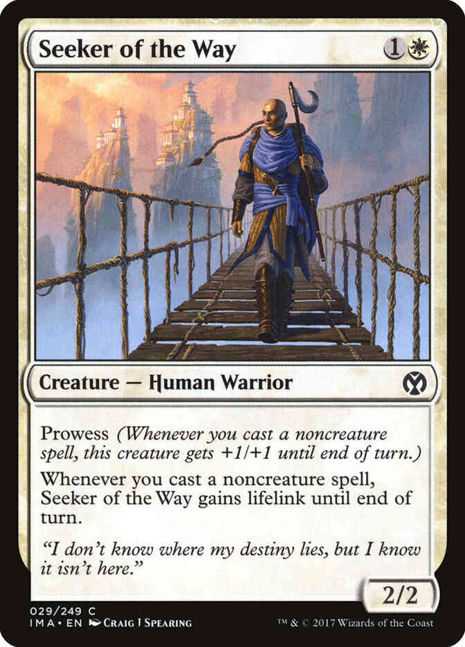Seeker of the Way [29] [Iconic Masters] [Non-Foil]