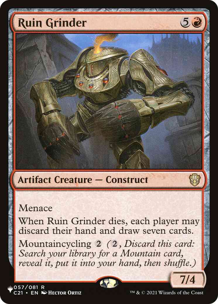 Ruin Grinder [C21-57] [The List] [Non-Foil]
