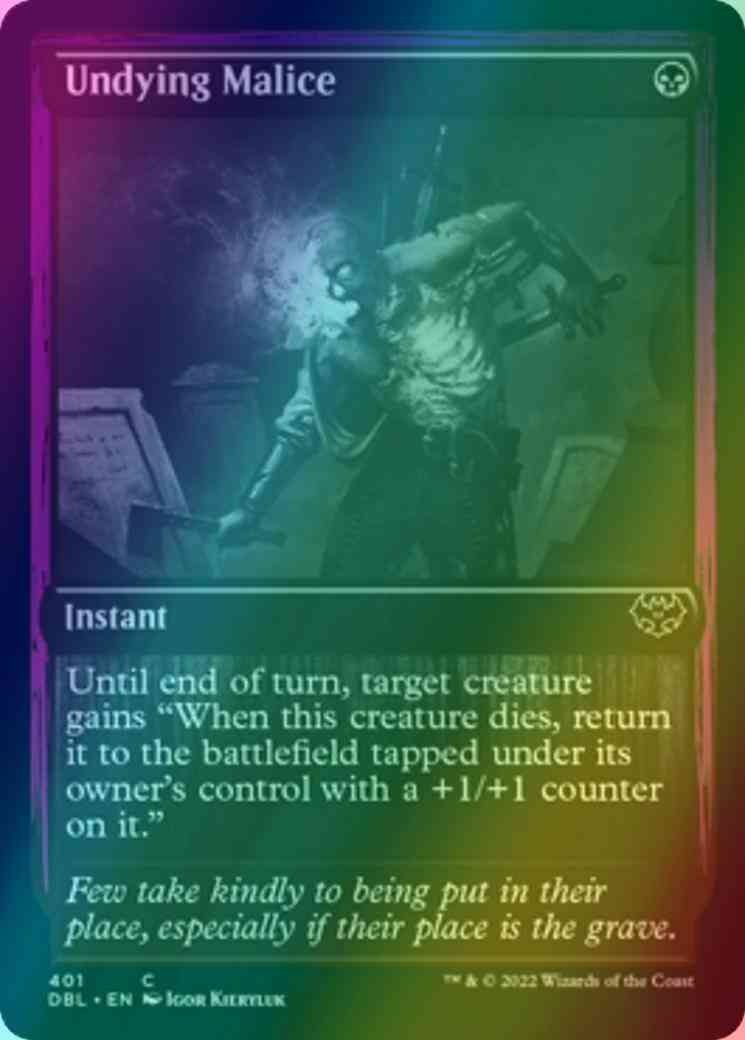 Undying Malice [401] [Innistrad: Double Feature] [Foil]
