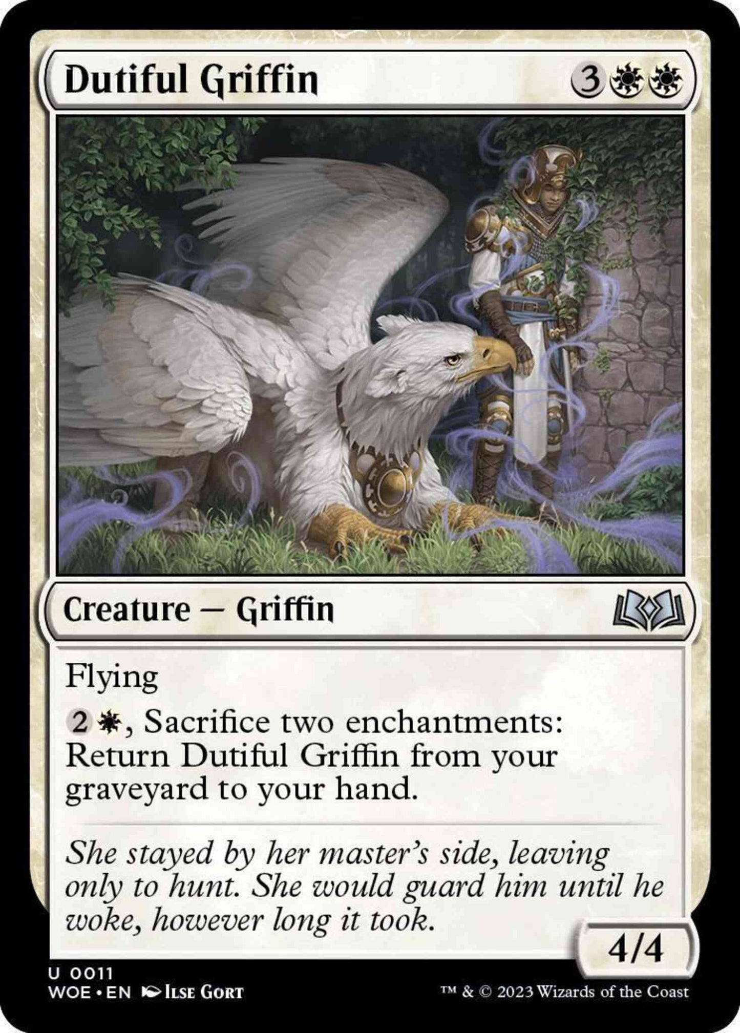 Dutiful Griffin [11] [Wilds of Eldraine] [Non-Foil]