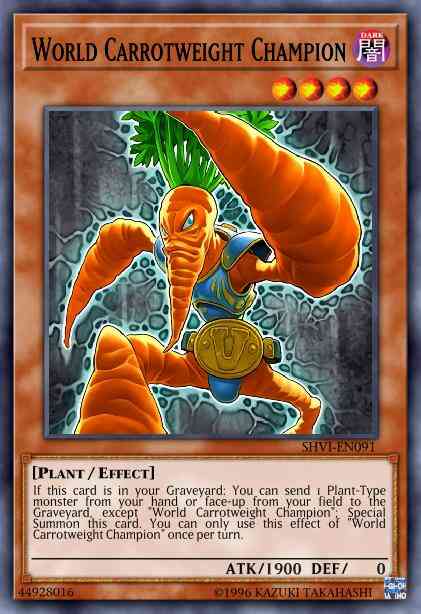 World Carrotweight Champion - MP17-EN050 - Common - 1st Edition