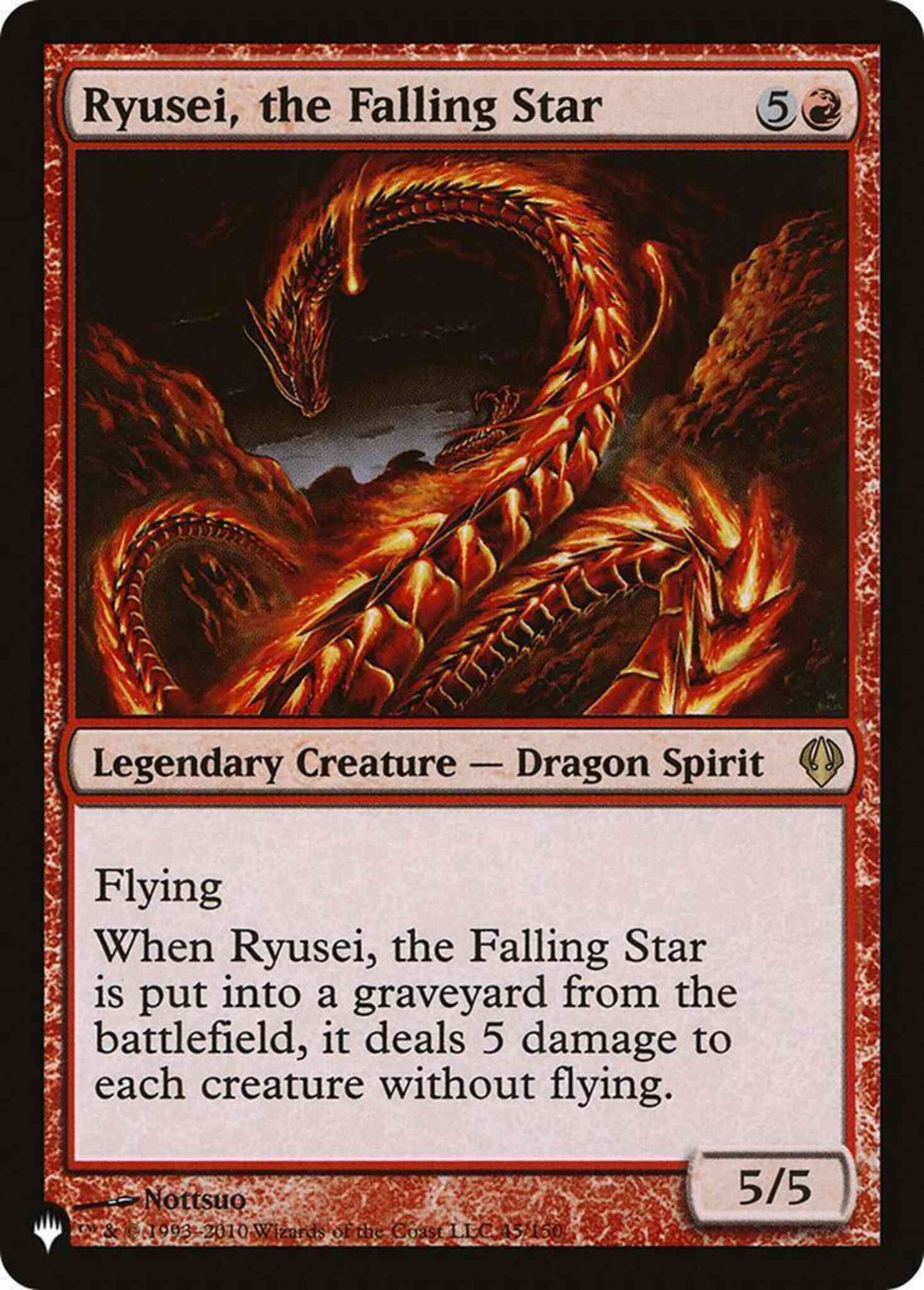 Ryusei, the Falling Star [ARC-45] [The List] [Non-Foil]