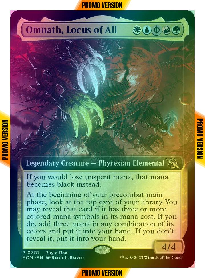 Omnath, Locus of All [387] [Extended Art] [Buy a Box] [March of the Machine] [Foil]
