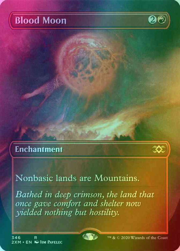 Blood Moon [346] [Borderless] [Double Masters] [Foil]
