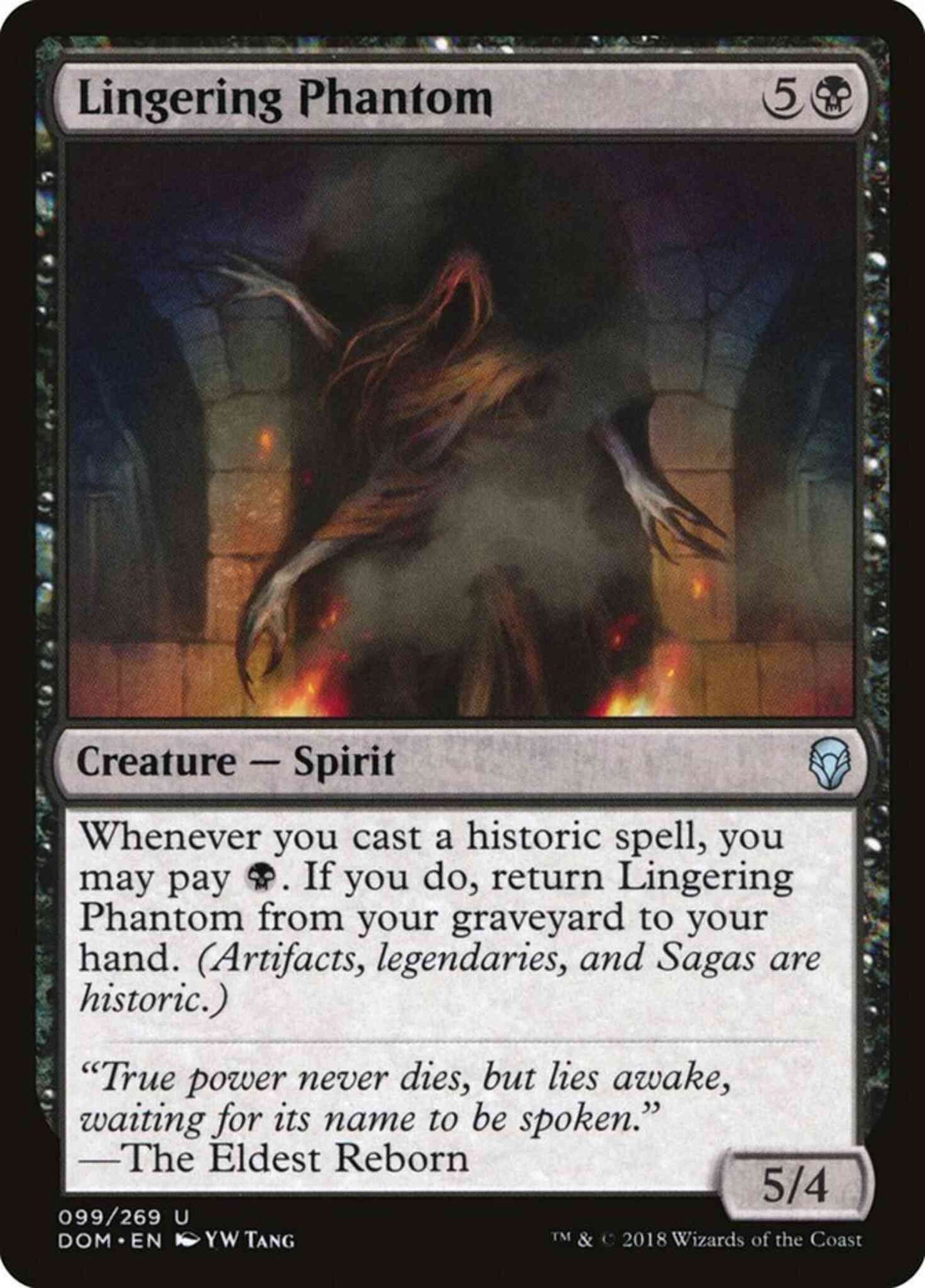 Lingering Phantom [99] [Dominaria] [Non-Foil]