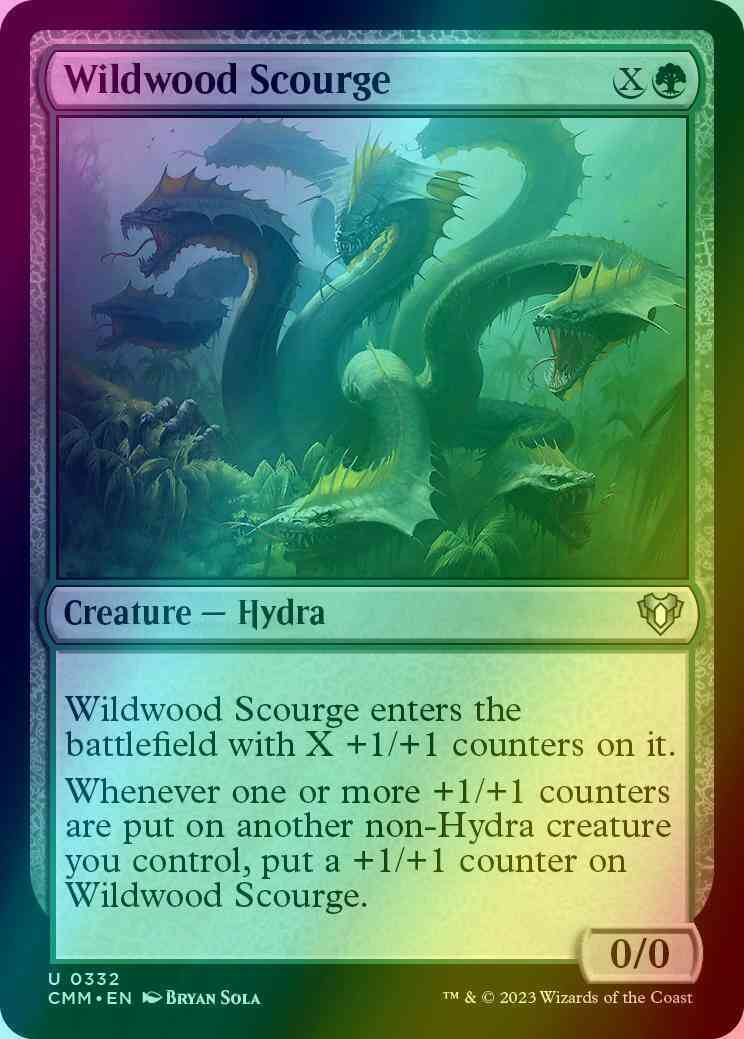 Wildwood Scourge [332] [Commander Masters] [Foil]