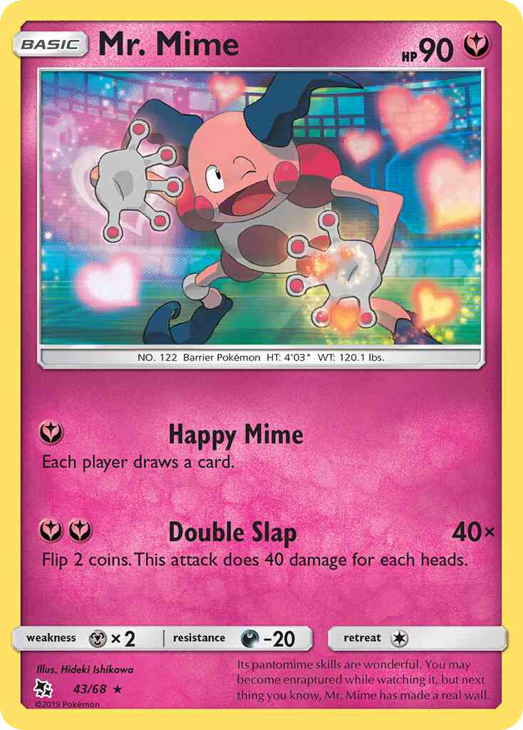 Mr. Mime - 43/68 - Rare [sm115-43] [Non-Holo]
