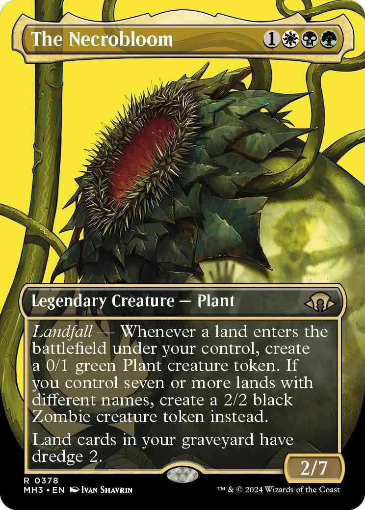 The Necrobloom [378] [Borderless] [Modern Horizons 3] [Non-Foil]