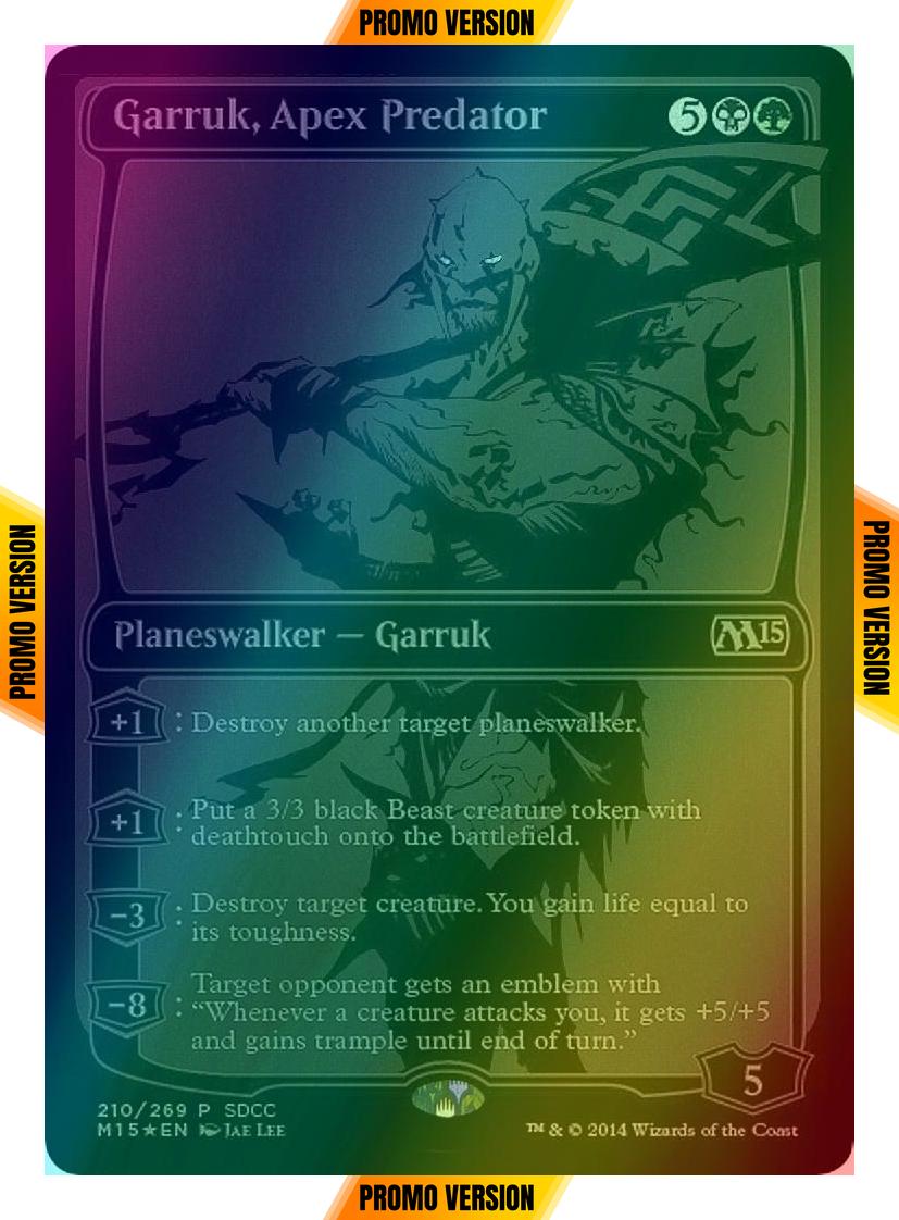 Garruk, Apex Predator [210] [San Diego Comic-Con 2014] [Foil]
