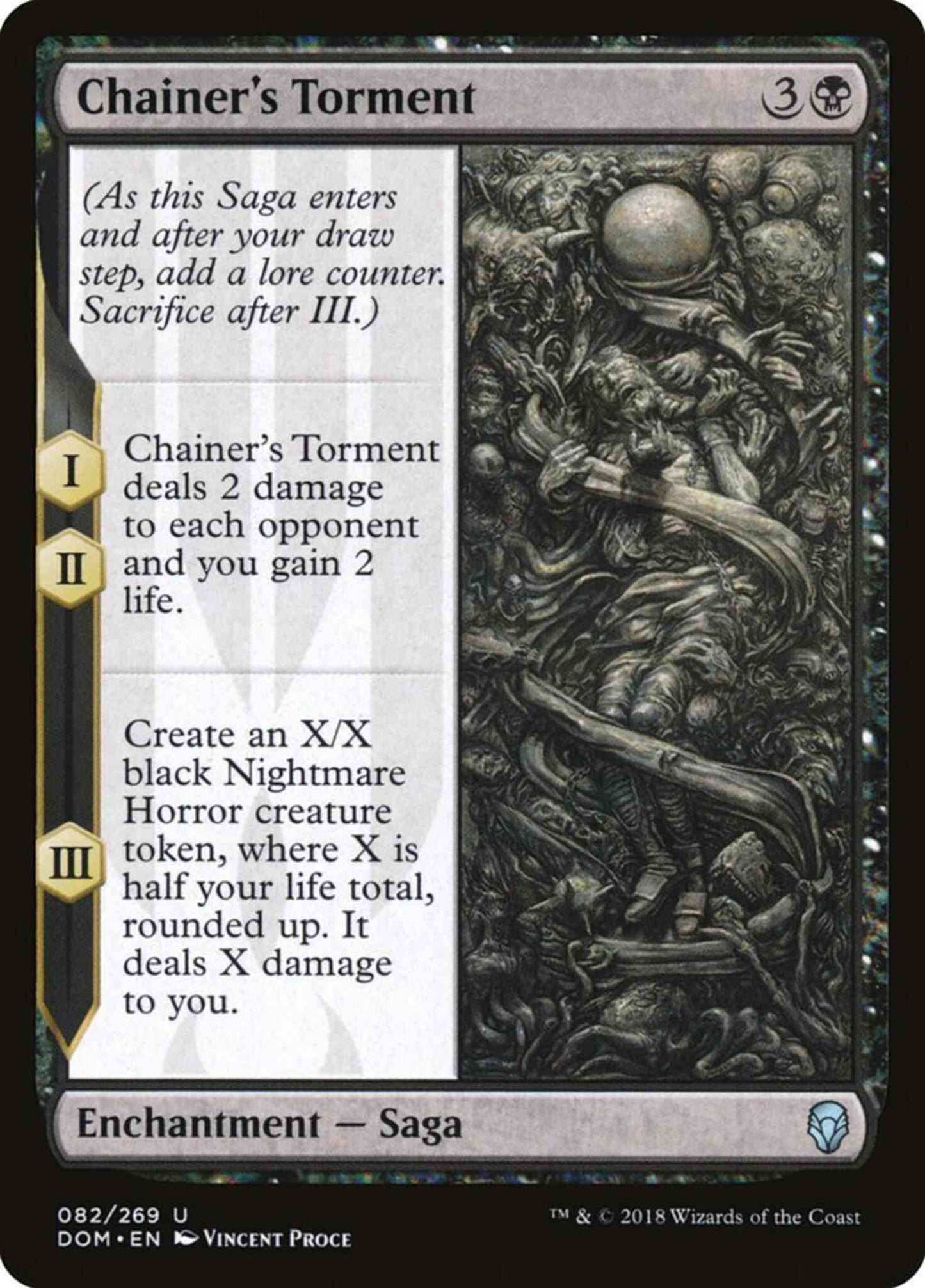 Chainer's Torment [82] [Dominaria] [Non-Foil]