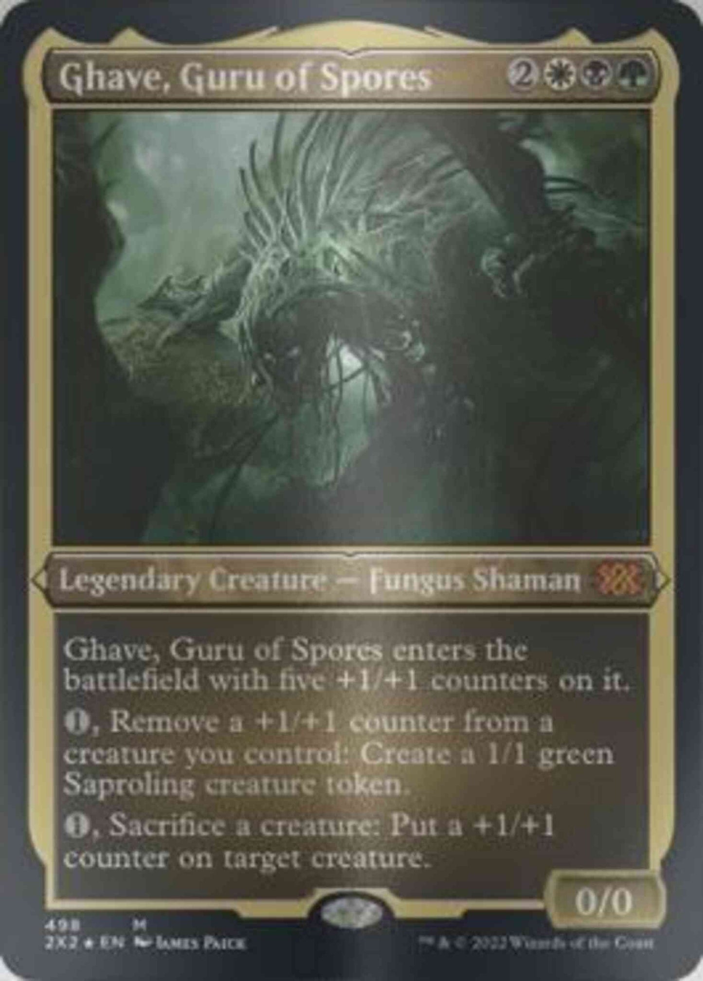 Ghave, Guru of Spores [498] [Double Masters 2022] [Etched Foil]