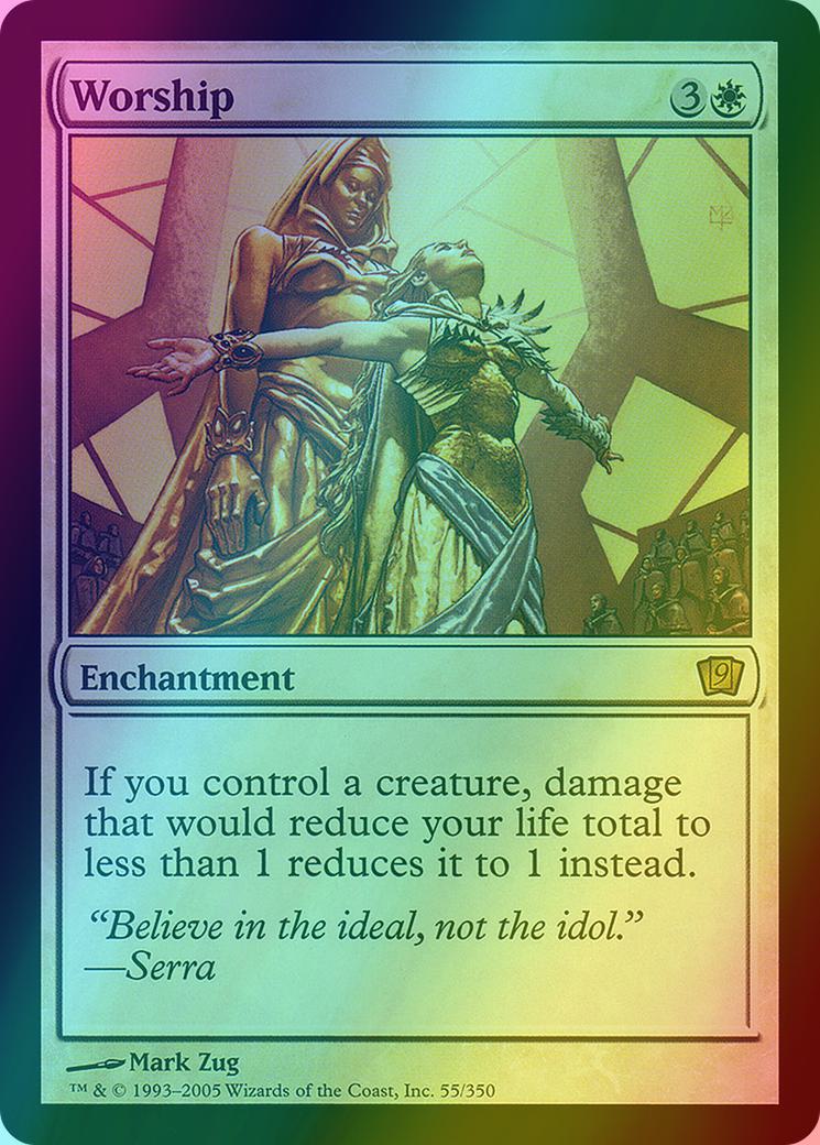 Worship [55x] [Ninth Edition] [Foil]