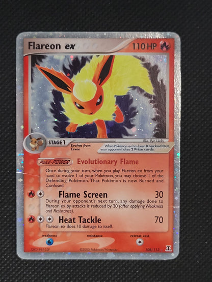 Flareon ex — Damaged|Rare Holo EX — ID 17654