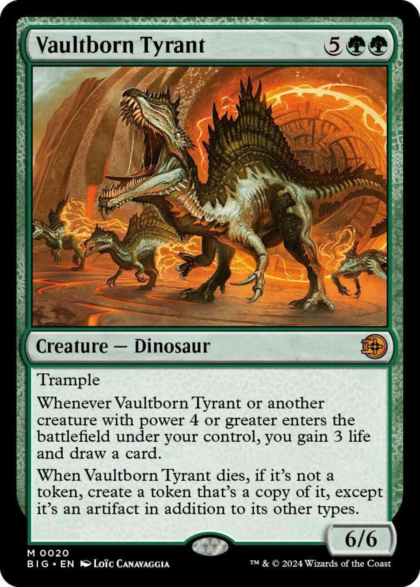 Vaultborn Tyrant [20] [The Big Score] [Non-Foil]