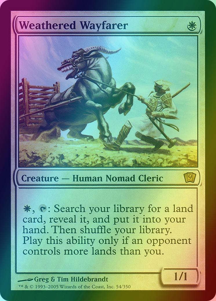 Weathered Wayfarer [54x] [Ninth Edition] [Foil]