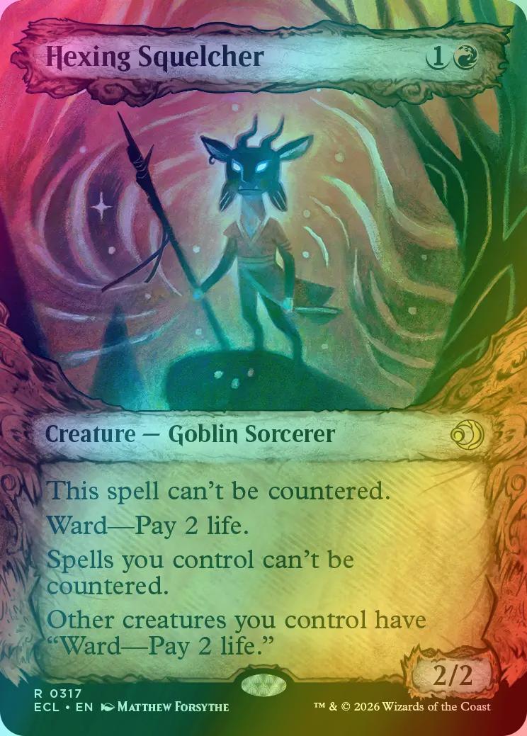 Hexing Squelcher [317] [Fable Frame] [Lorwyn Eclipsed] [Foil]