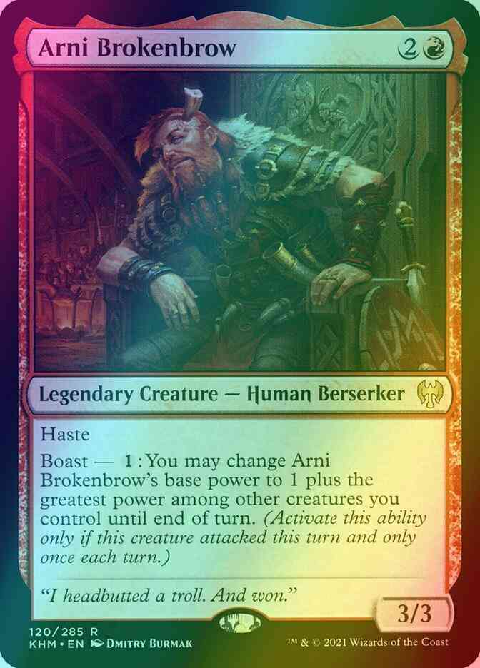 Arni Brokenbrow [120] [Kaldheim] [Foil]