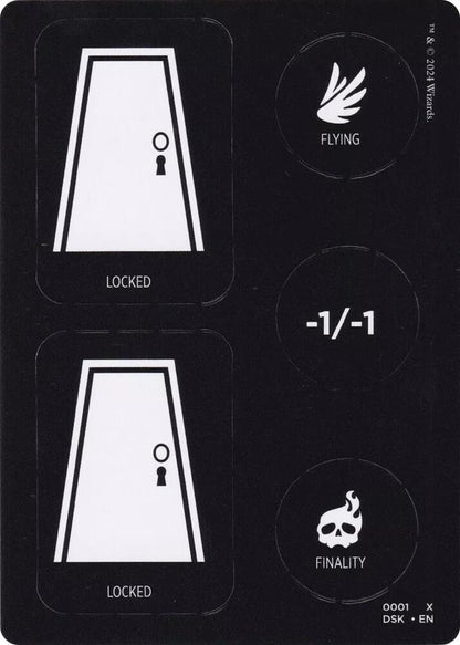 Punchcard Token (01) // Punchcard Token (02) [19/20] [Duskmourn: House of Horror: Tokens] [Non-Foil]