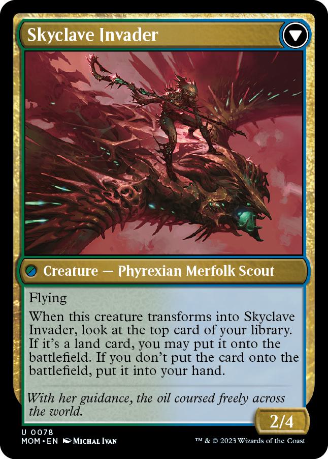 Skyclave Aerialist // Skyclave Invader [78] [March of the Machine] [Non-Foil]