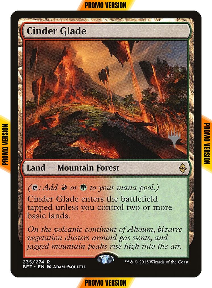 Cinder Glade [235p] [Promo Pack] [Battle for Zendikar] [Non-Foil]