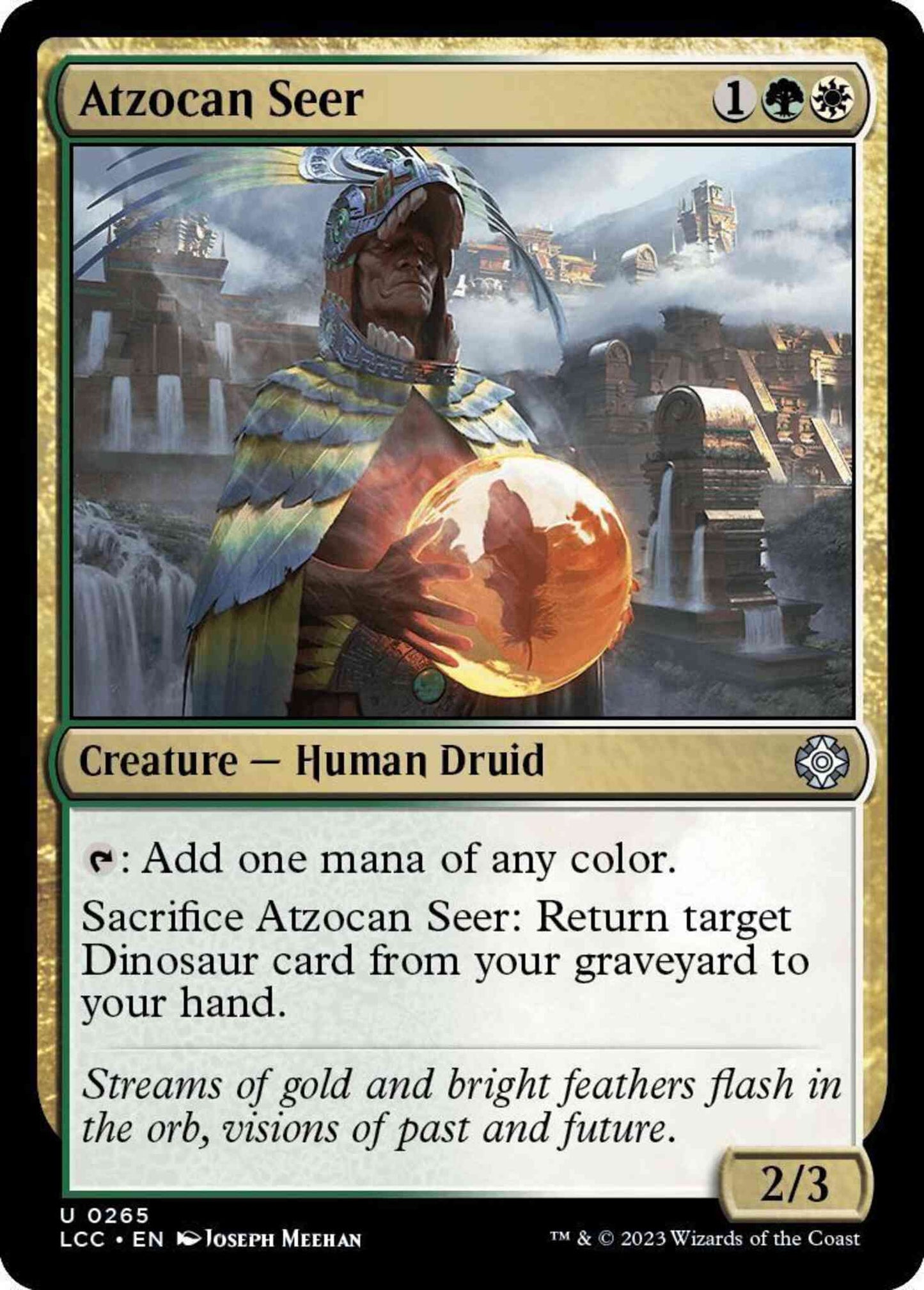 Atzocan Seer [265] [The Lost Caverns of Ixalan: Commander] [Non-Foil]
