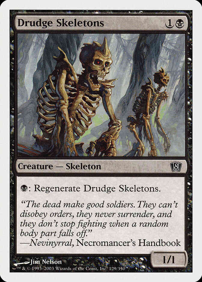 Drudge Skeletons [129] [Eighth Edition] [Non-Foil]