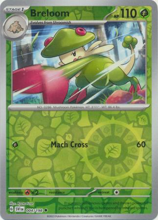 Breloom - 004/198 - Uncommon [sv01-004] [Reverse Holo]
