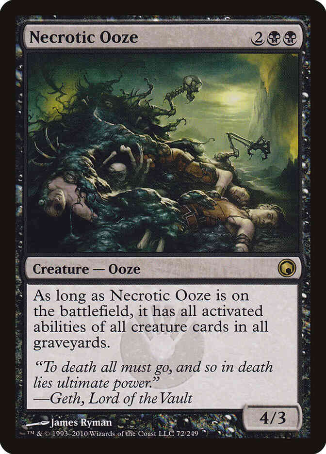 Necrotic Ooze [72] [Scars Of Mirrodin] [Non-Foil]