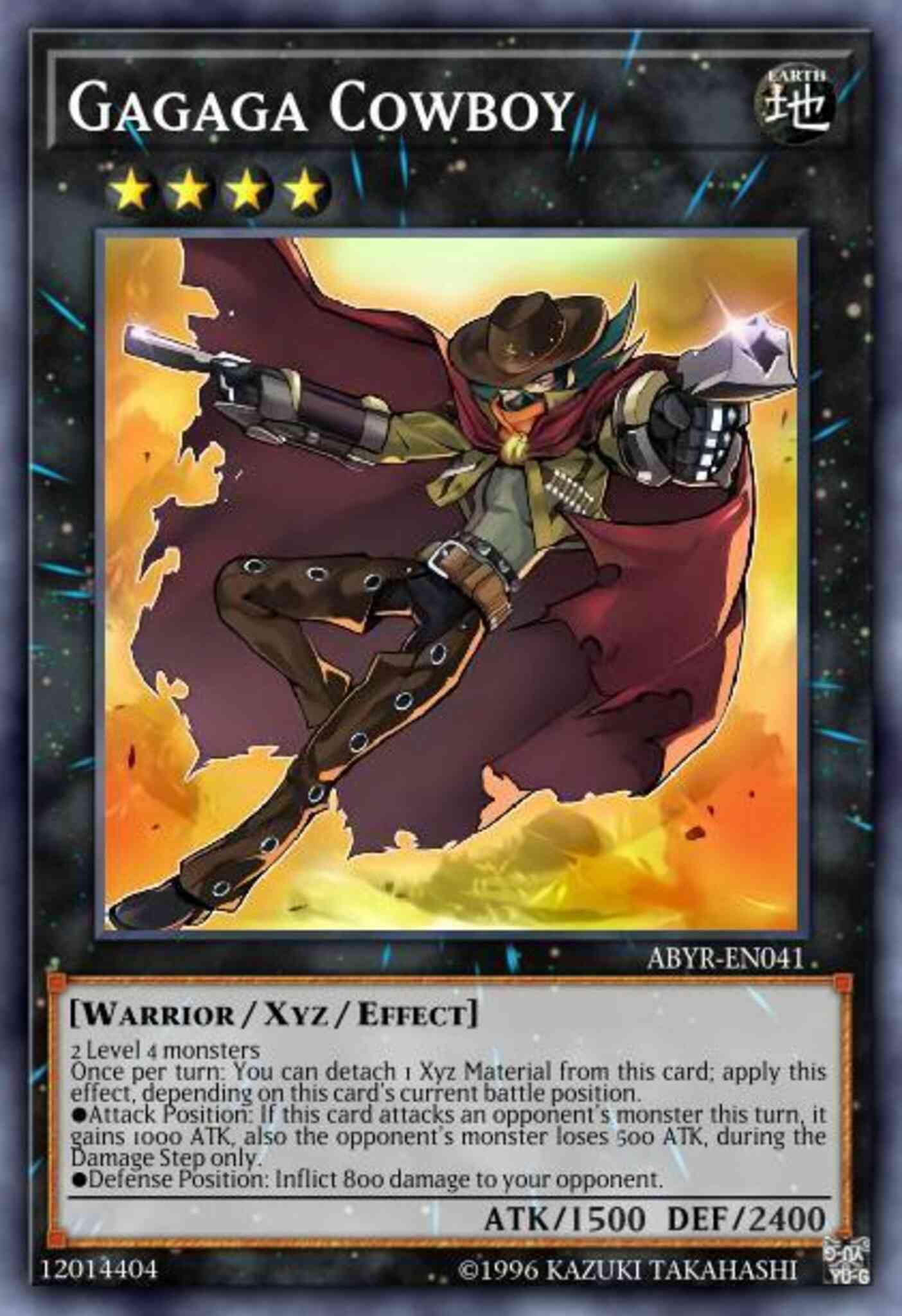 Gagaga Cowboy - ABYR-EN041 - Super Rare - 1st Edition