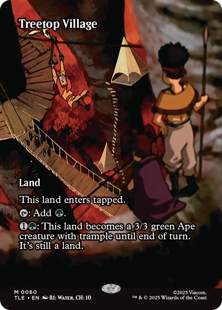 Treetop Village [60] [Borderless] [Source Material] [Avatar: The Last Airbender Eternal] [Non-Foil]