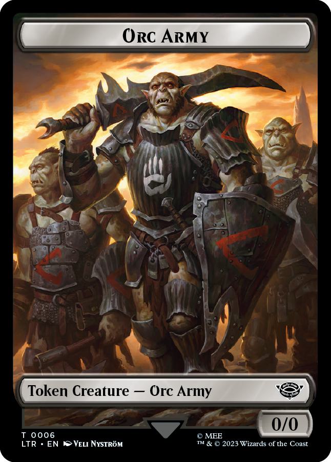 Orc Army Token (05) // Orc Army Token (06) [The Lord of the Rings: Tales of Middle-earth: Tokens] [Non-Foil]
