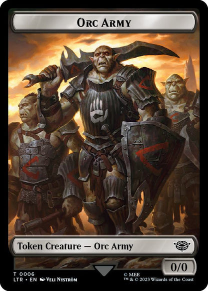 Orc Army Token (05) // Orc Army Token (06) [The Lord of the Rings: Tales of Middle-earth: Tokens] [Non-Foil]