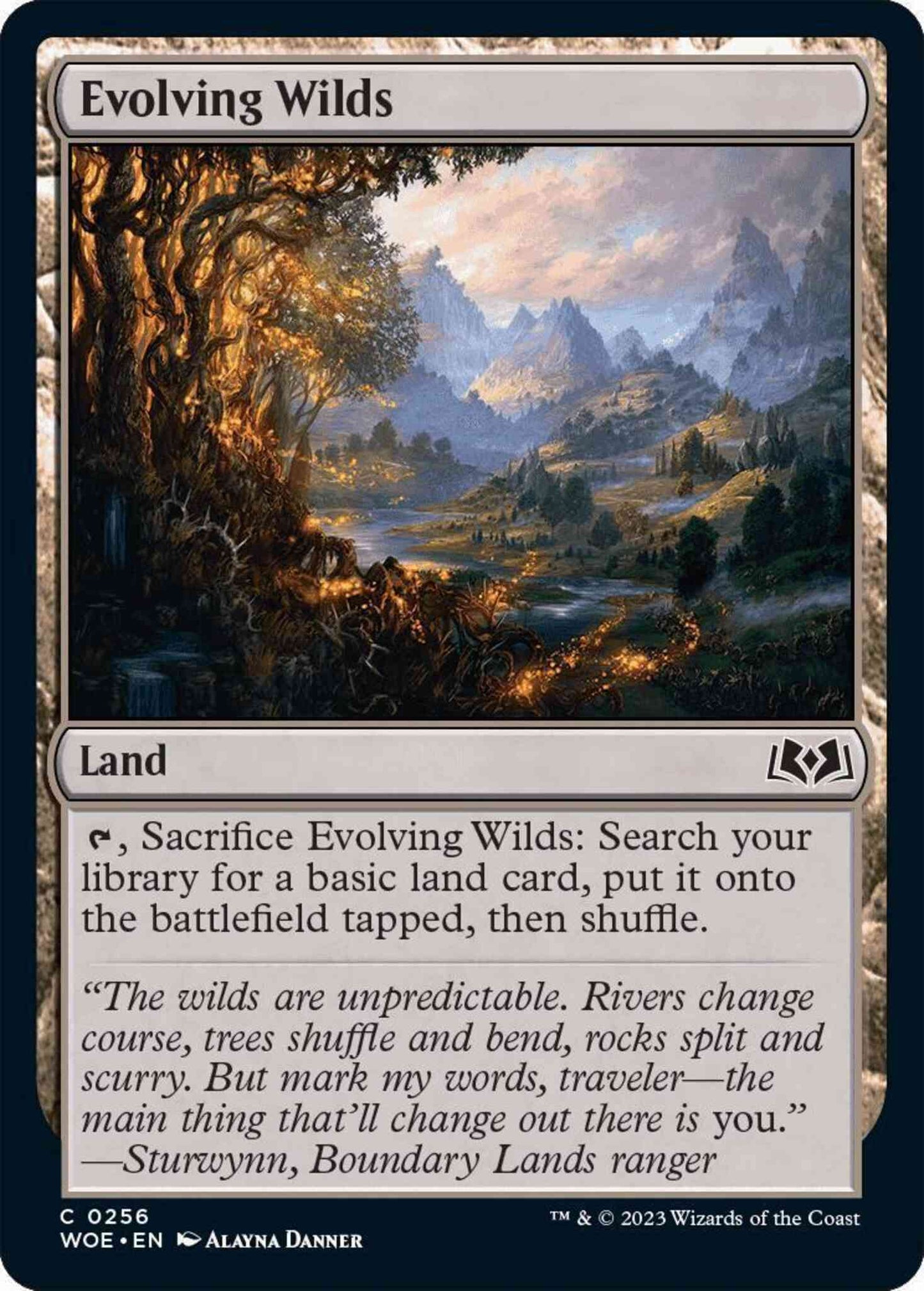 Evolving Wilds [256] [Wilds of Eldraine] [Non-Foil]