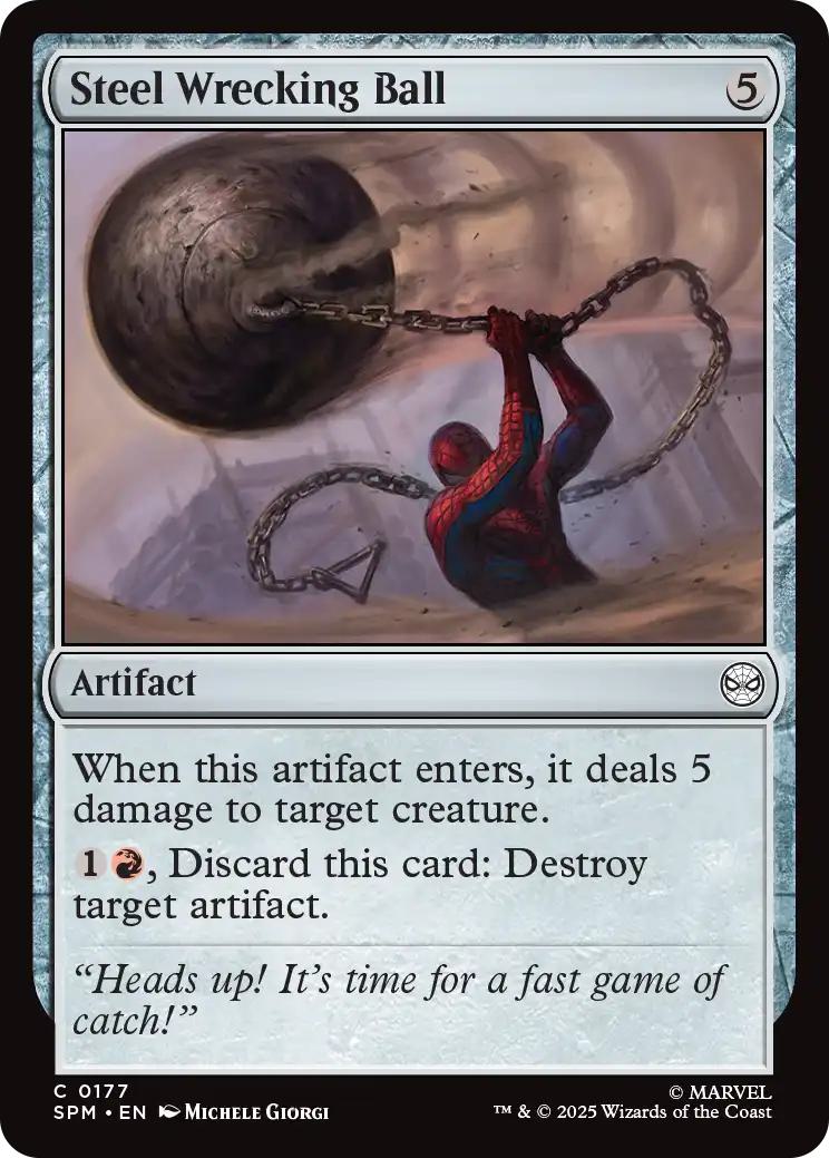 Steel Wrecking Ball [177] [Marvel's Spider-Man] [Non-Foil]